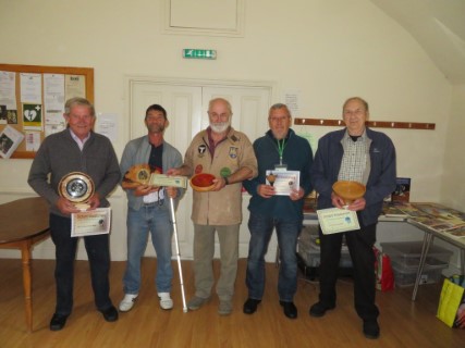 The june  winners with John Aitken